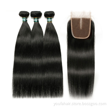 Wholesale Virgin Brazilian Hair Weave Vendors, 100% Brazilian Human Hair Grade 12A Hair Extension Bundles and HD Lace Closure